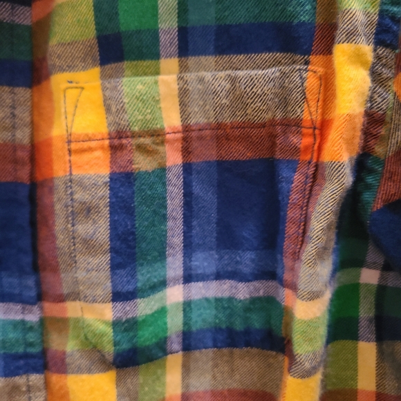 Boys Gymboree Demolition Dude Plaid Button Up Shirt - Picture 3 of 4